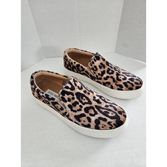 Steve Madden Women's Gills Slip-On Sneaker Cheetah Print Size 6.5 - Picture 1 of 6